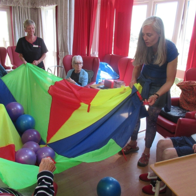 Activities at Pinewood Residential care home Budleigh Salterton Exmouth Devon